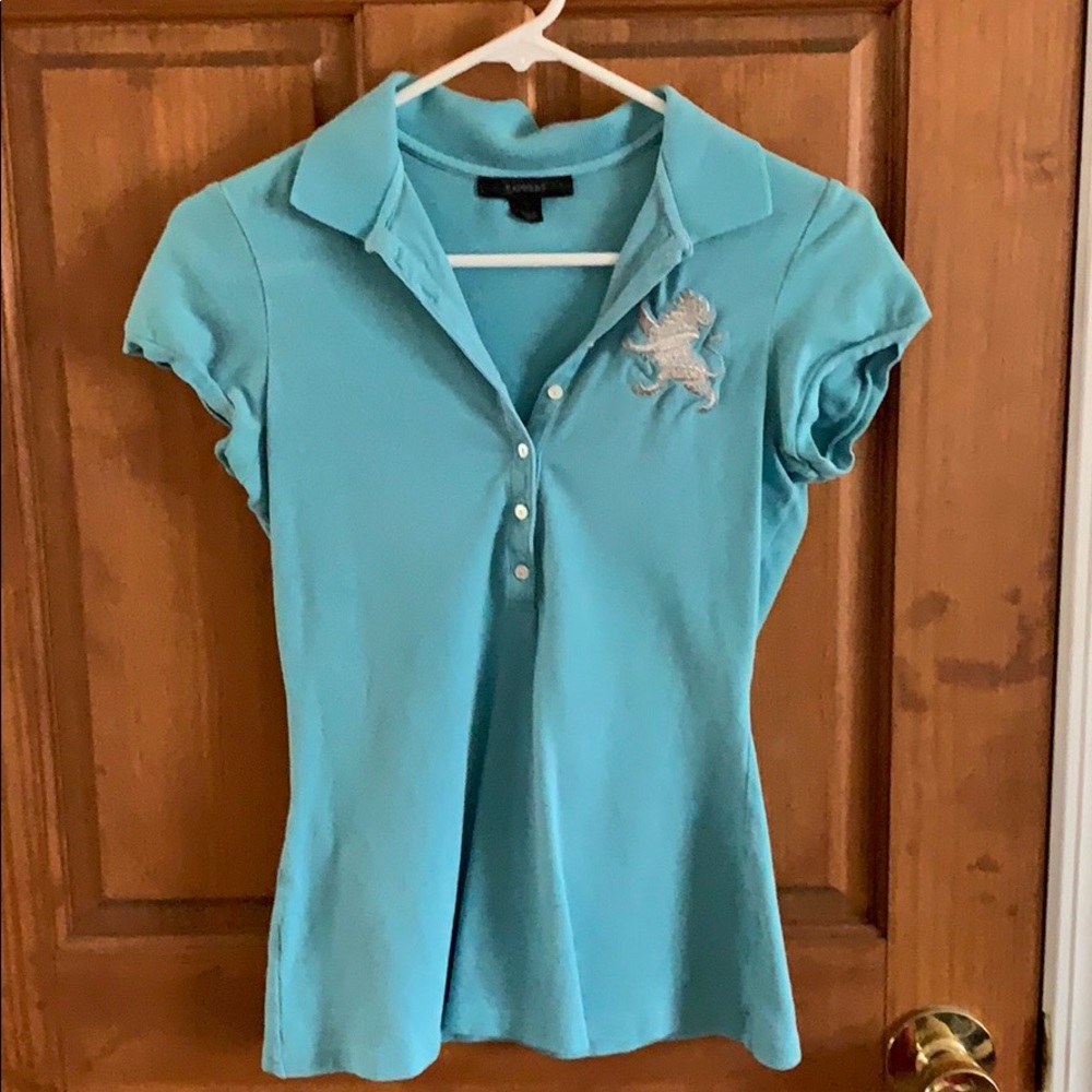 Express Teal Polo